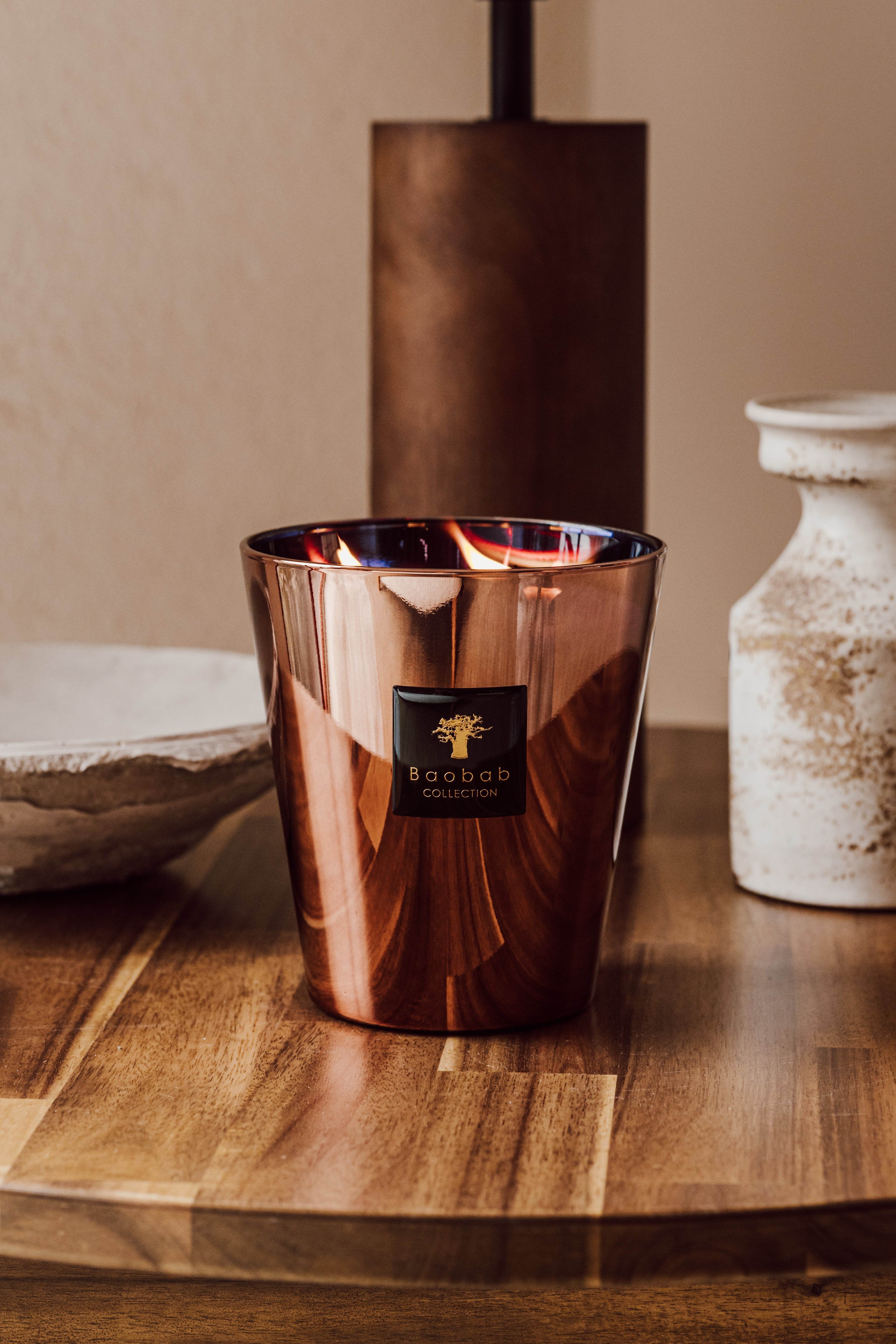 SCENTED CANDLE LES EXCLUSIVES CYPRIUM - BAOBAB COLLECTION