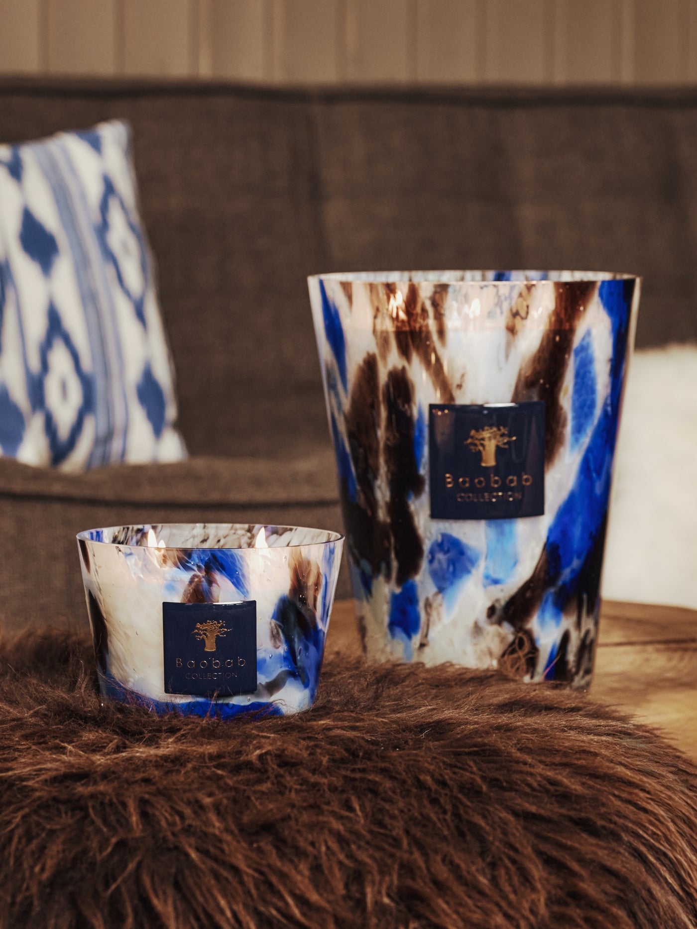 SCENTED CANDLE HALONA BLUE WORLD