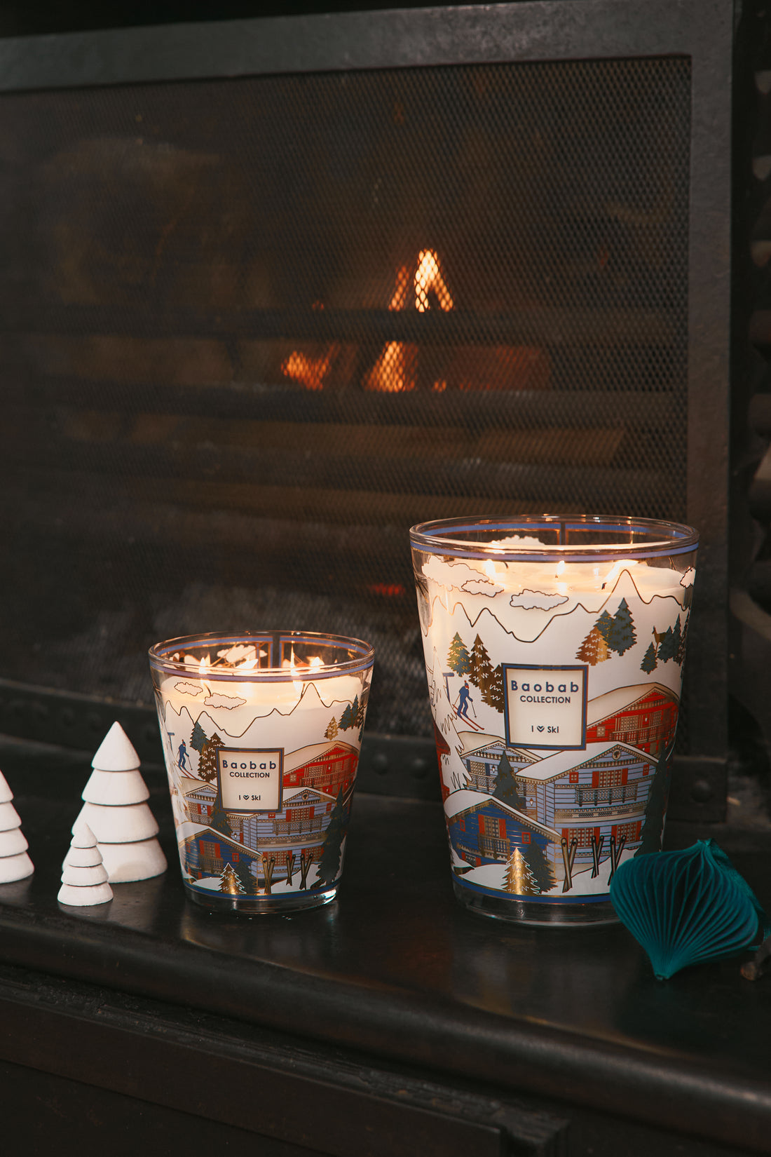 SCENTED CANDLE I LOVE SKI