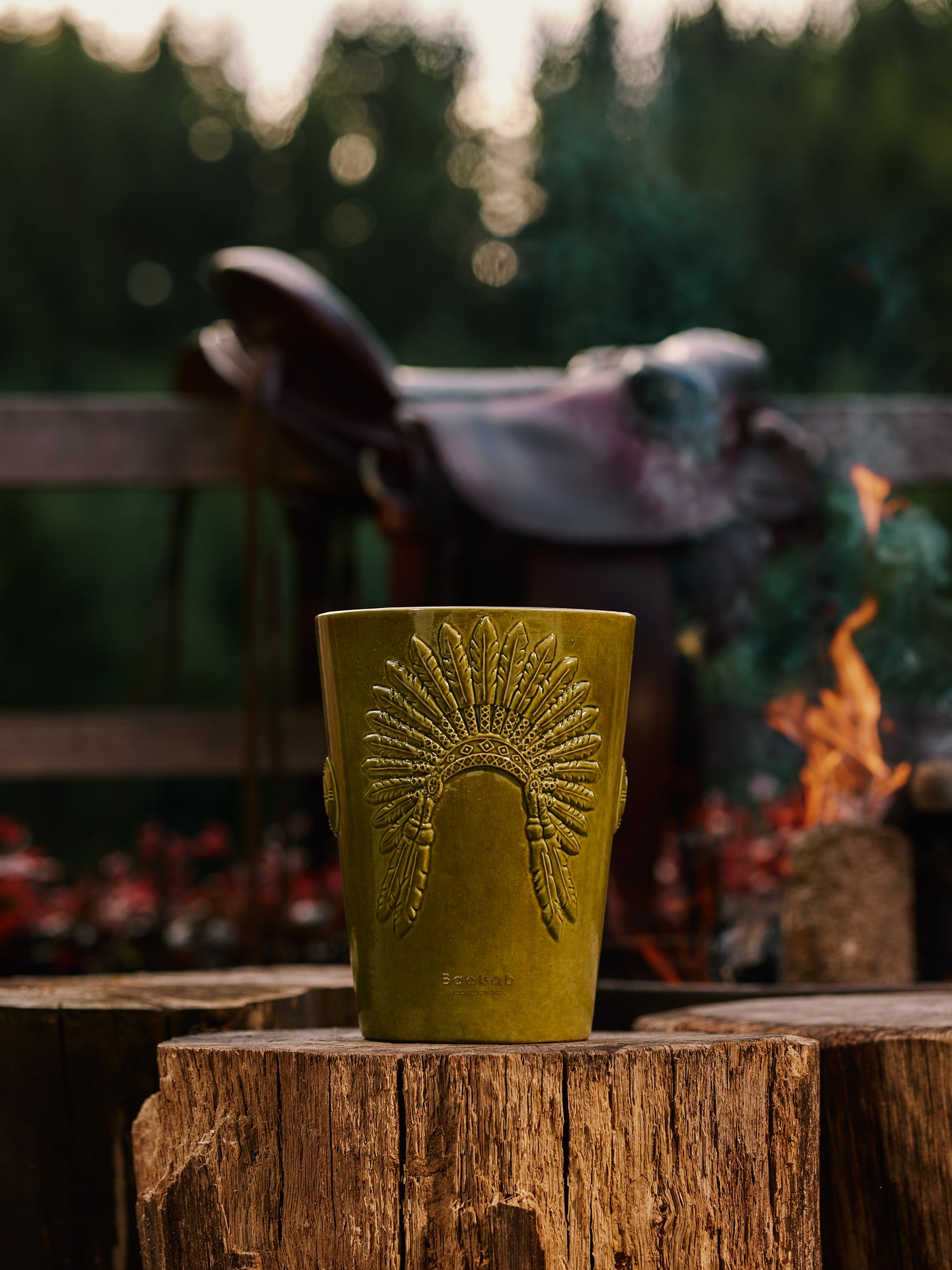 SCENTED CANDLE EAGLE'S PRIDE SITTING BULL