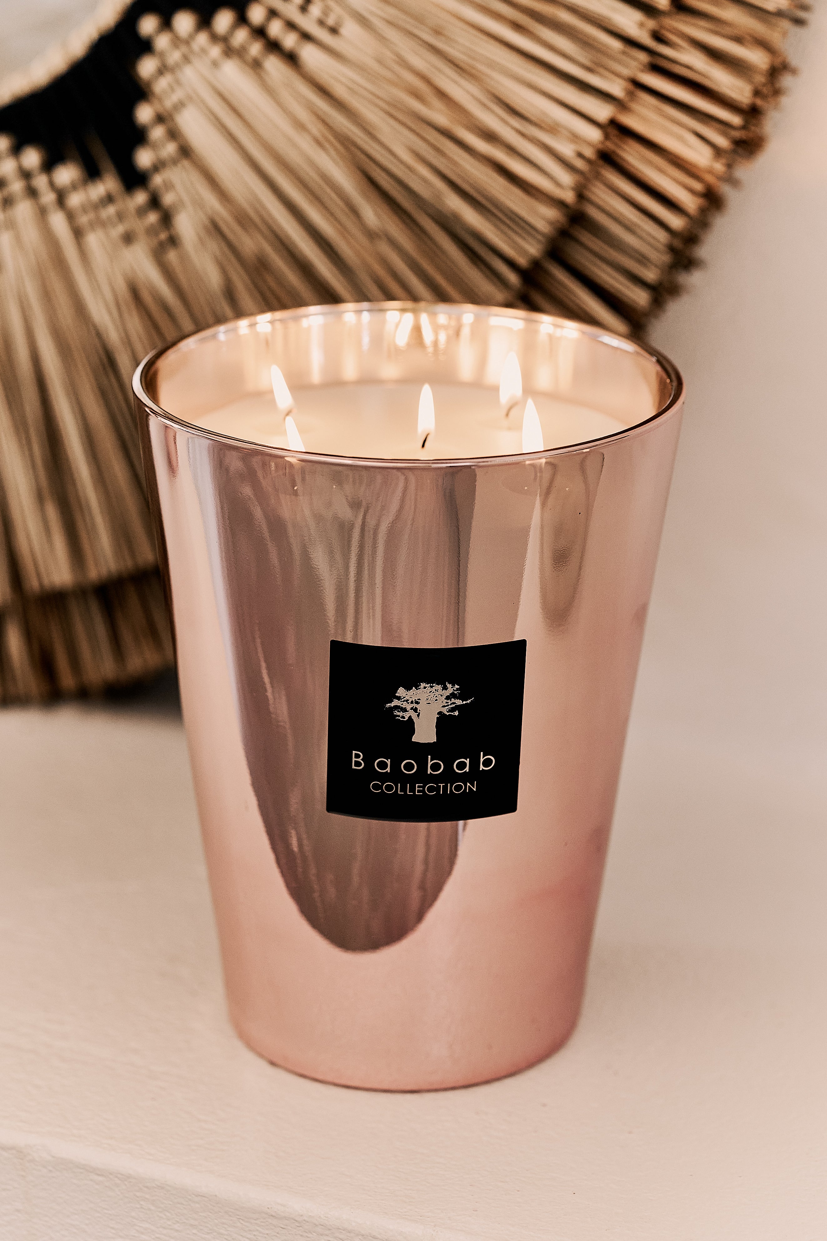 SCENTED CANDLE LES EXCLUSIVES ROSEUM - BAOBAB COLLECTION