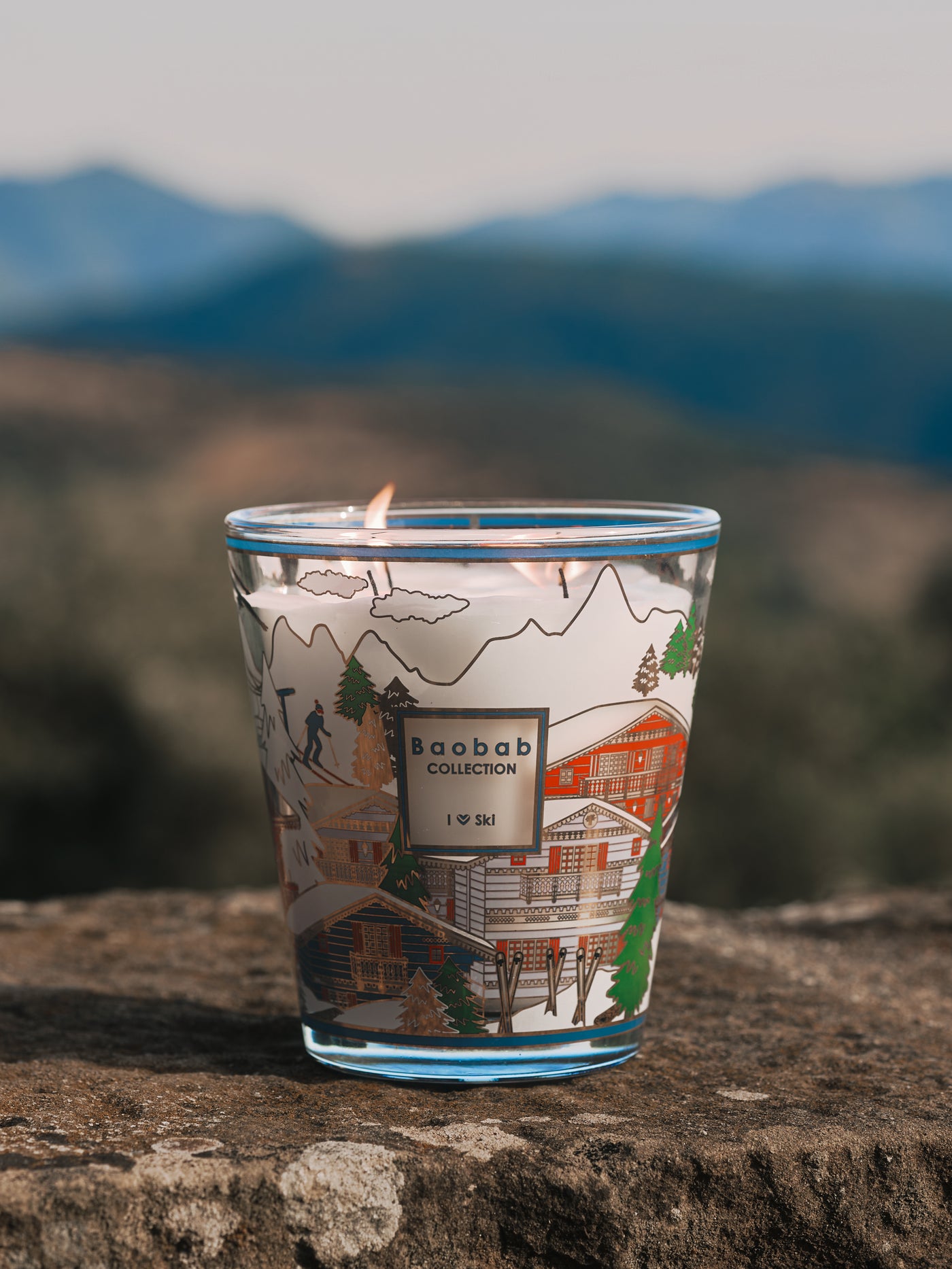 SCENTED CANDLE I LOVE SKI