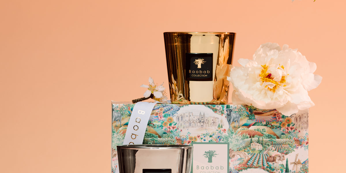 AURUM & PLATINUM LES EXCLUSIVES CANDLE DUO - BAOBAB COLLECTION 