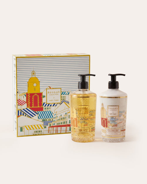 COFANETTO REGALO A SAINT-TROPEZ FLUIDO CORPO E MANI & DETERGENTE MANI