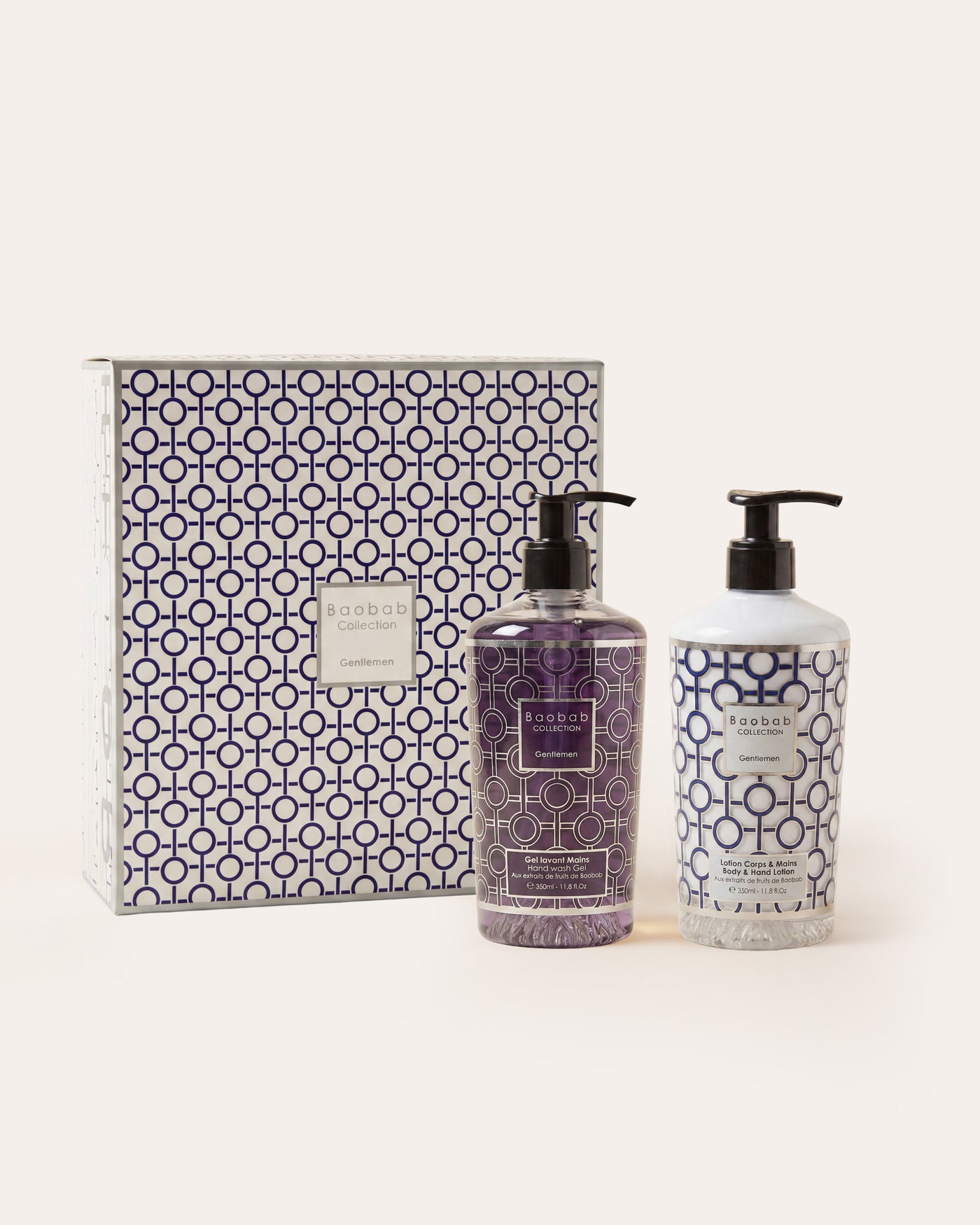 GIFT BOX GENTLEMEN BODY & HAND LOTION AND HAND WASH GEL