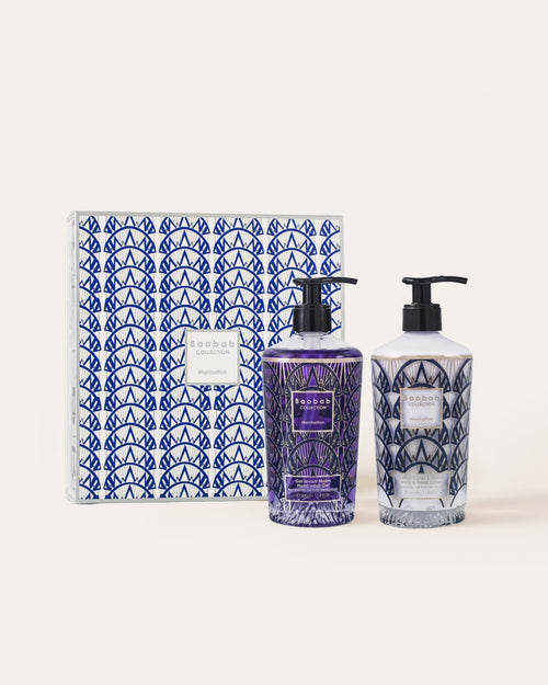 COFFRET CADEAU MANHATTAN LOTION CORPS & MAINS ET GEL MAINS