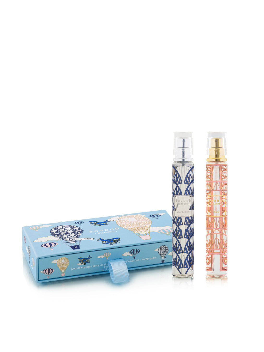 DUO TRAVEL HOME SPRAY MANHATTAN - PARIS - Baobab Collection