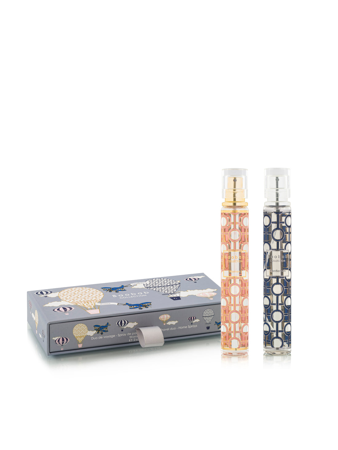 DUO TRAVEL HOME SPRAY WOMEN GENTLEMEN - Baobab Collection