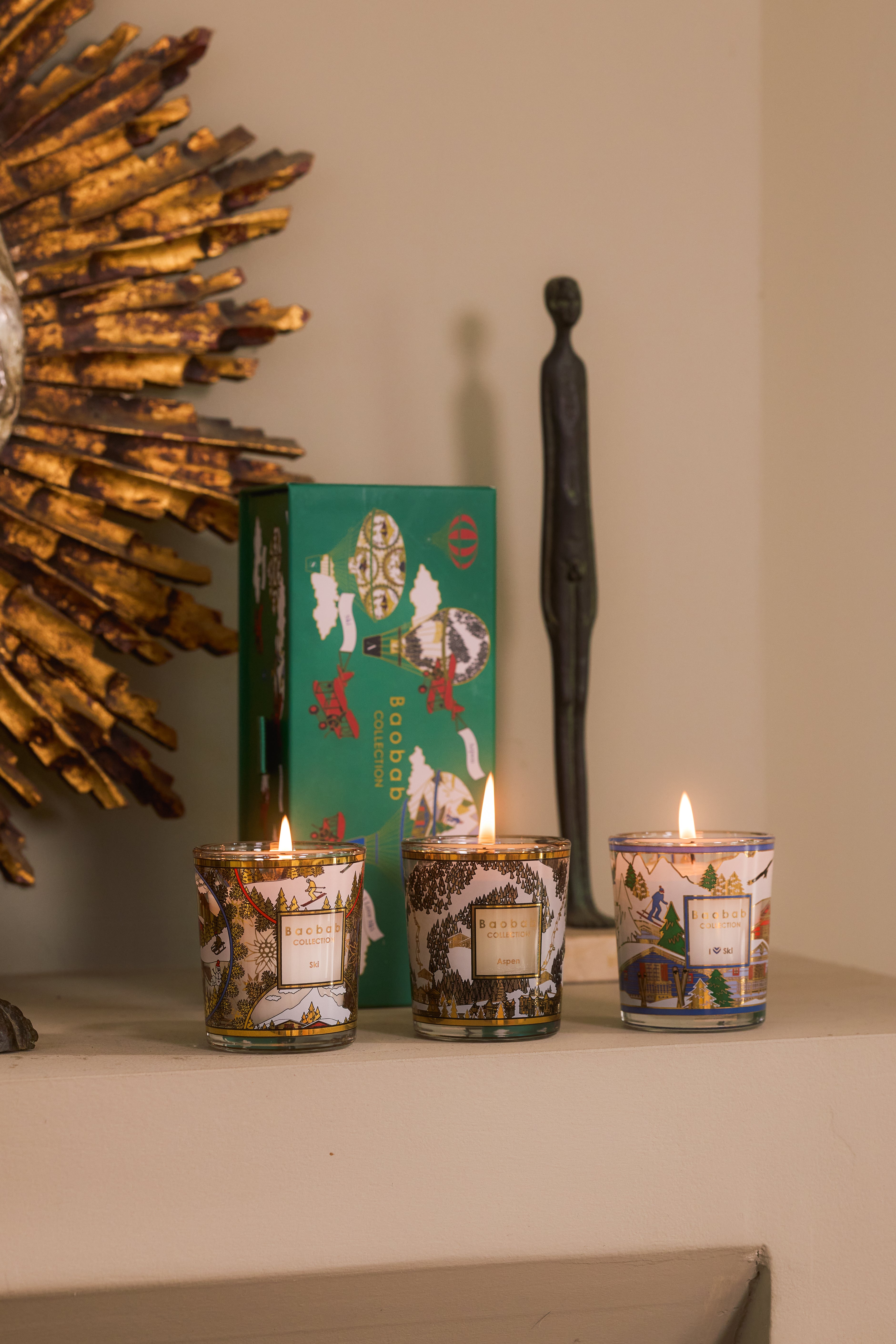 BIDI BADU Kilian Kernerコラボ セットアップ　海外xs TRIO TRAVEL CANDLES I LOVE SKI SKI2027 ASPEN - BAOBAB COLLECTION