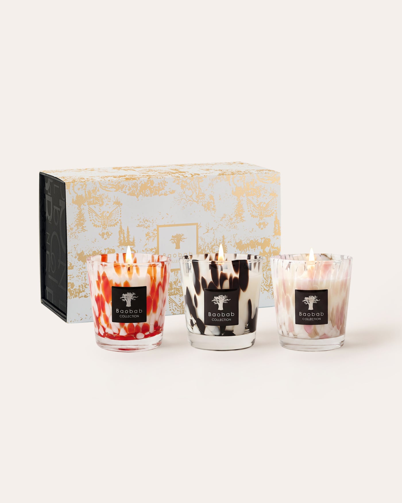 PEARLS CANDLE TRIO