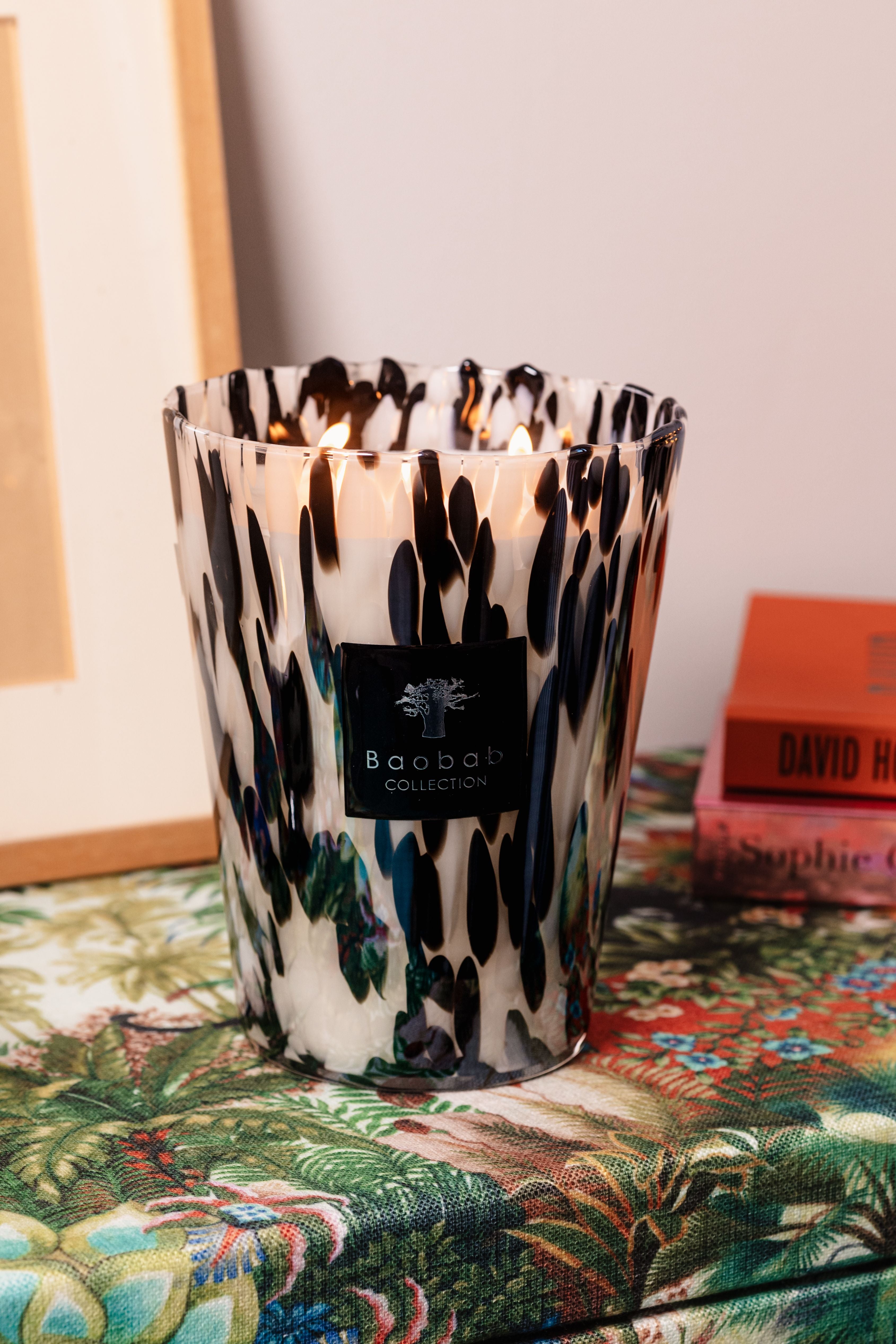 SCENTED CANDLE PEARLS BLACK - BAOBAB COLLECTION