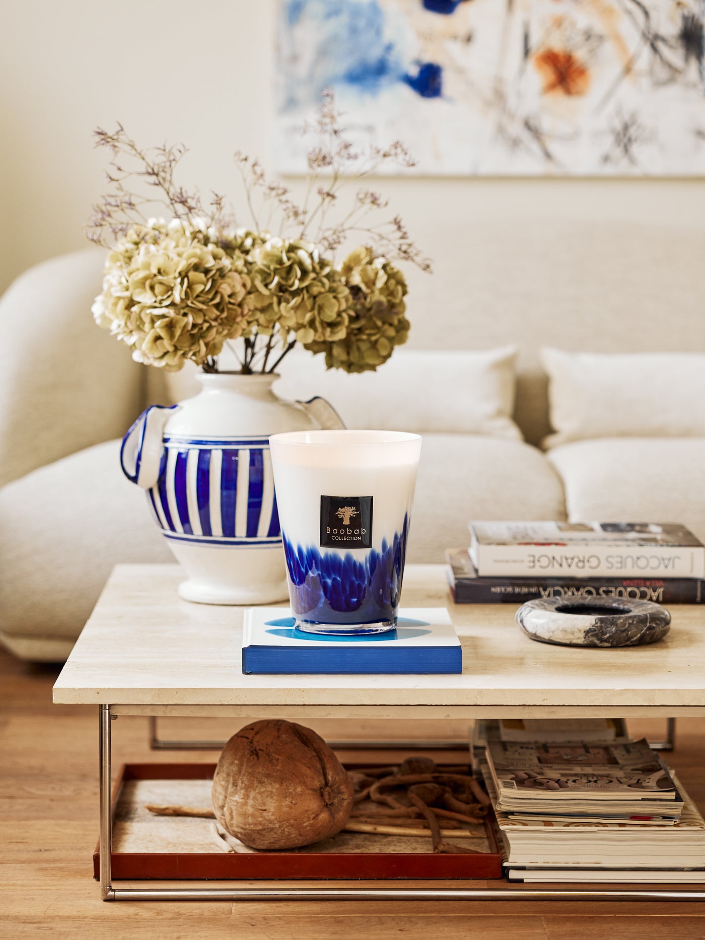 SCENTED CANDLE FEATHERS TOUAREG