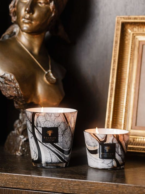 SCENTED CANDLE STONES MARBLE