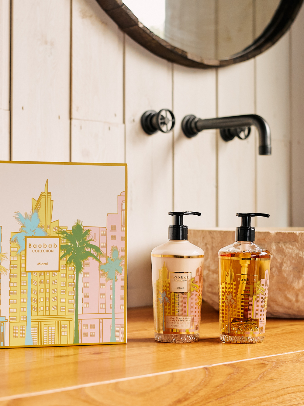 GIFT BOX MIAMI BODY & HAND LOTION AND HAND WASH GEL