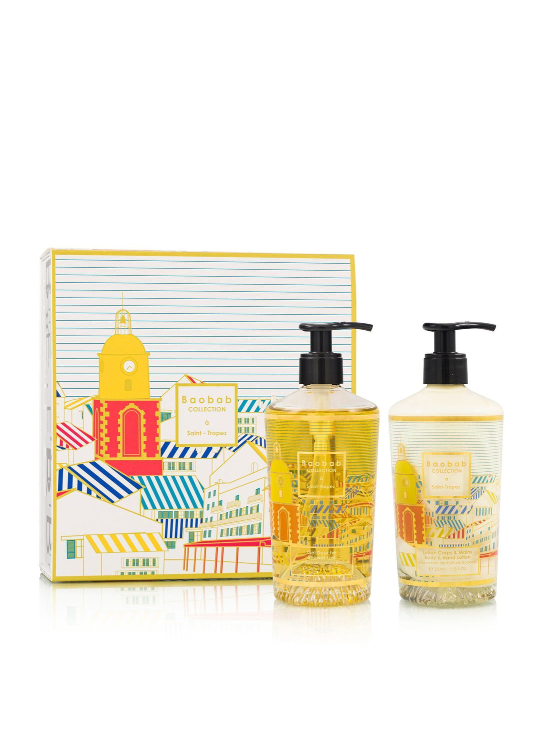 GIFT BOX A SAINT-TROPEZ BODY & HAND LOTION AND SHOWER GEL - Baobab Collection