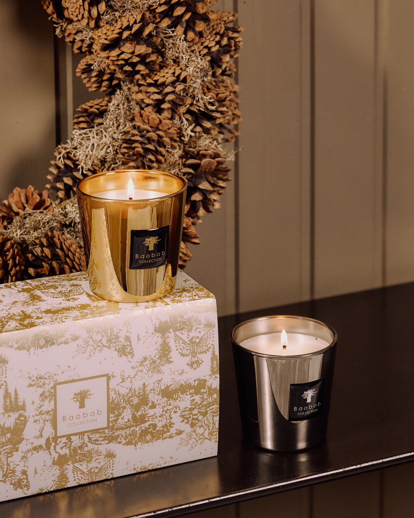AURUM & PLATINUM LES EXCLUSIVES CANDLE DUO