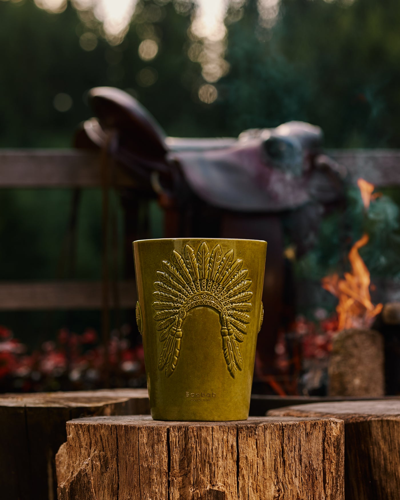 SCENTED CANDLE EAGLE'S PRIDE SITTING BULL