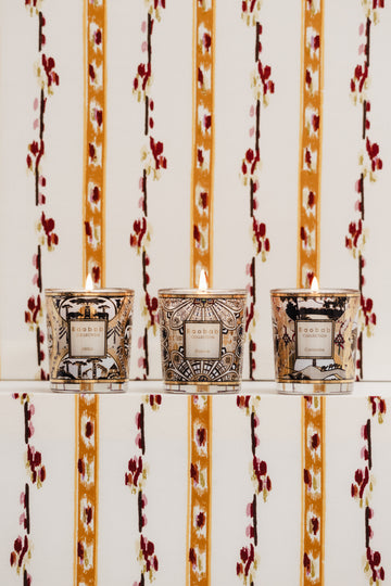 TRIO TRAVEL CANDLES ROSACE-CARAVANE-AFRIKA - BAOBAB COLLECTION