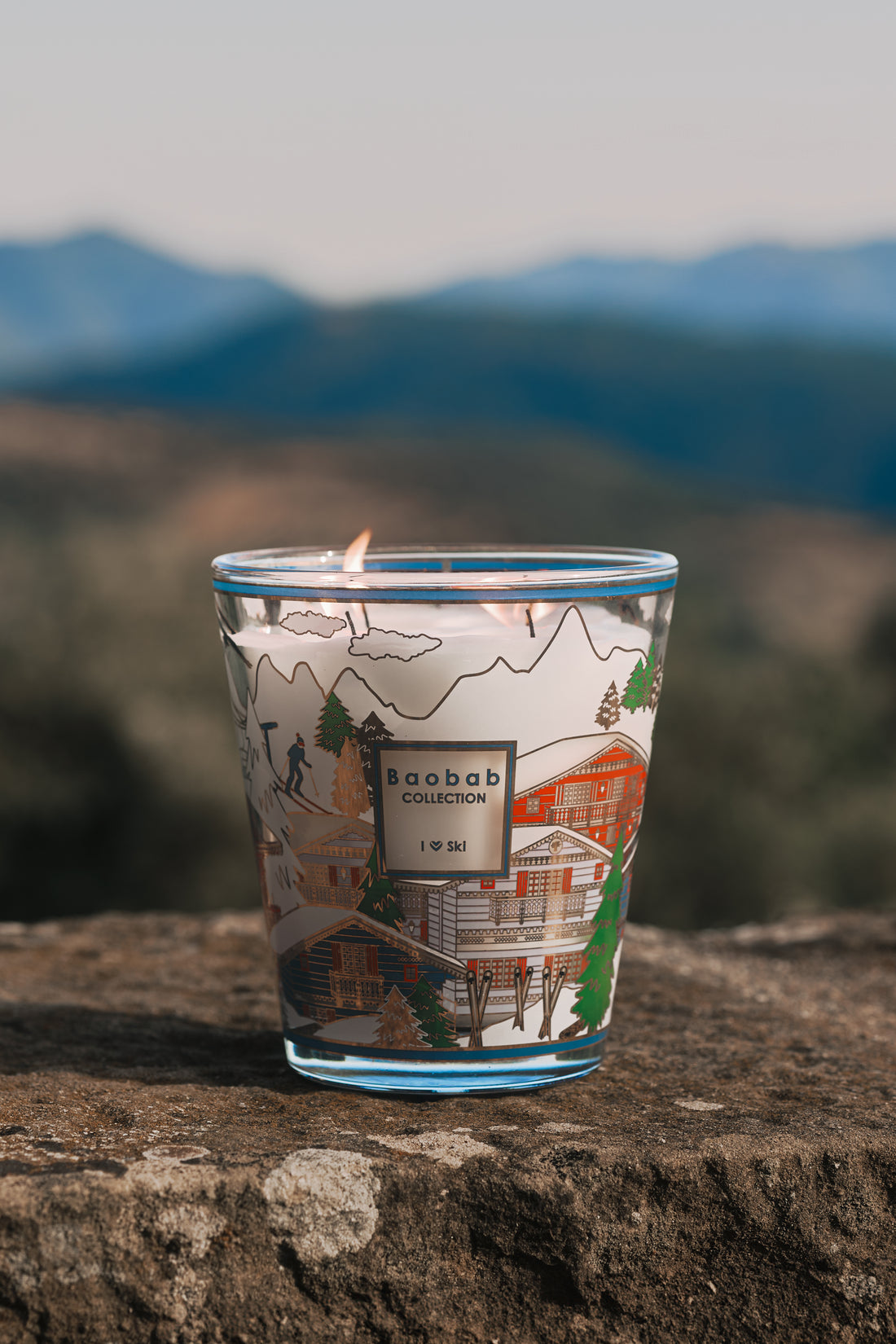 SCENTED CANDLE I LOVE SKI
