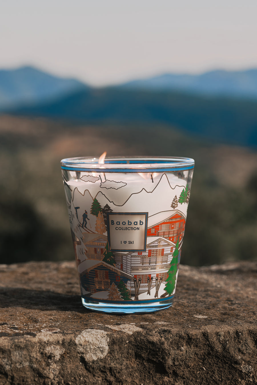 SCENTED CANDLE I LOVE SKI
