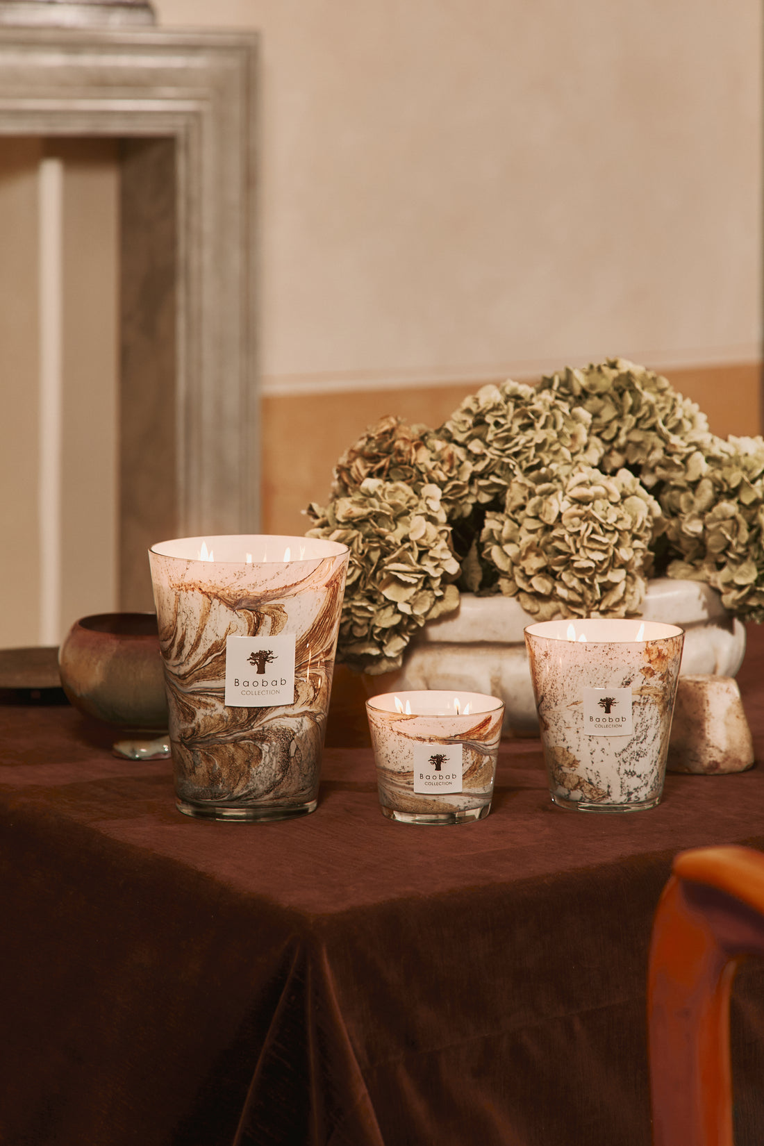 SCENTED CANDLE LEAVES NAÏS