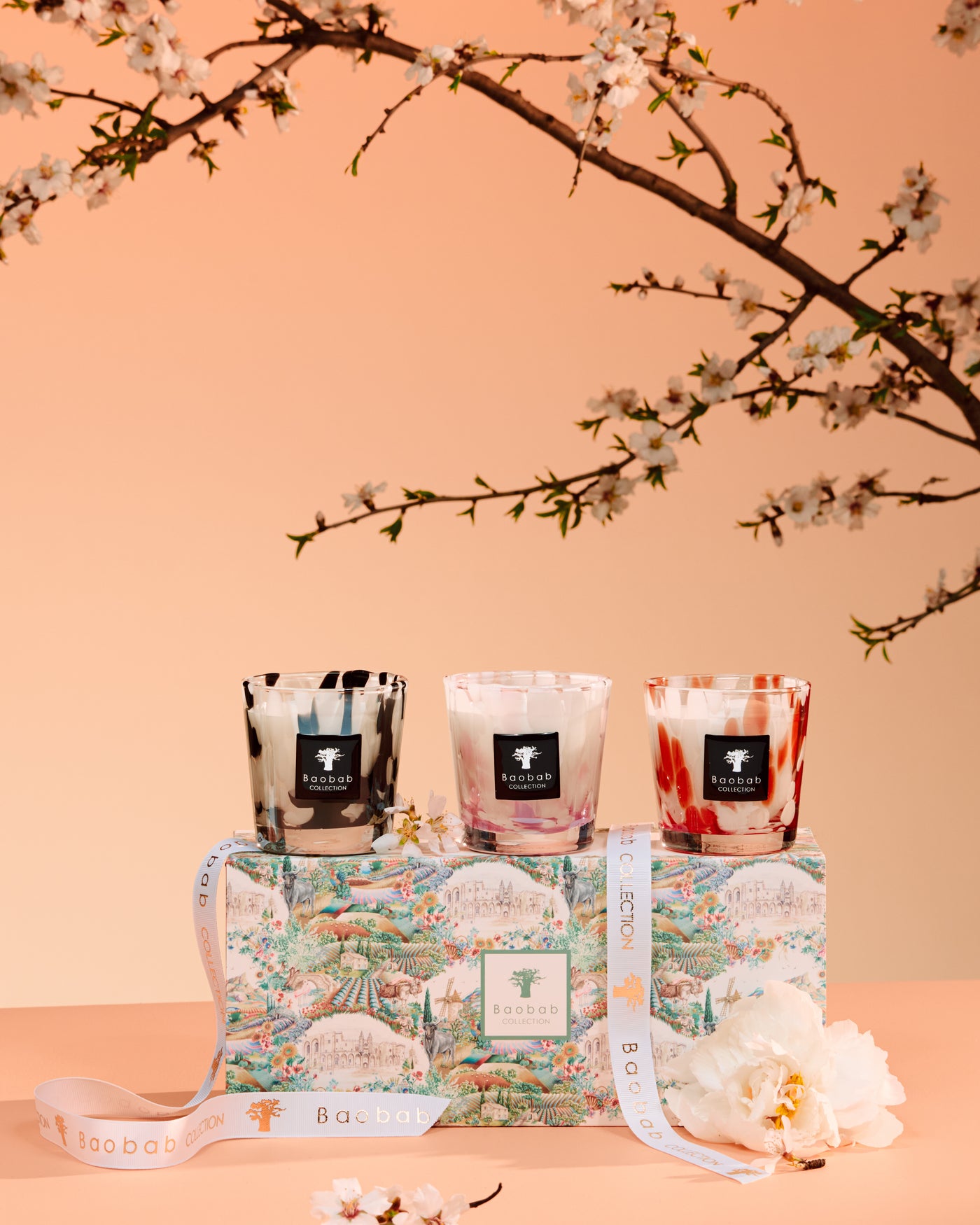 PEARLS CANDLE TRIO