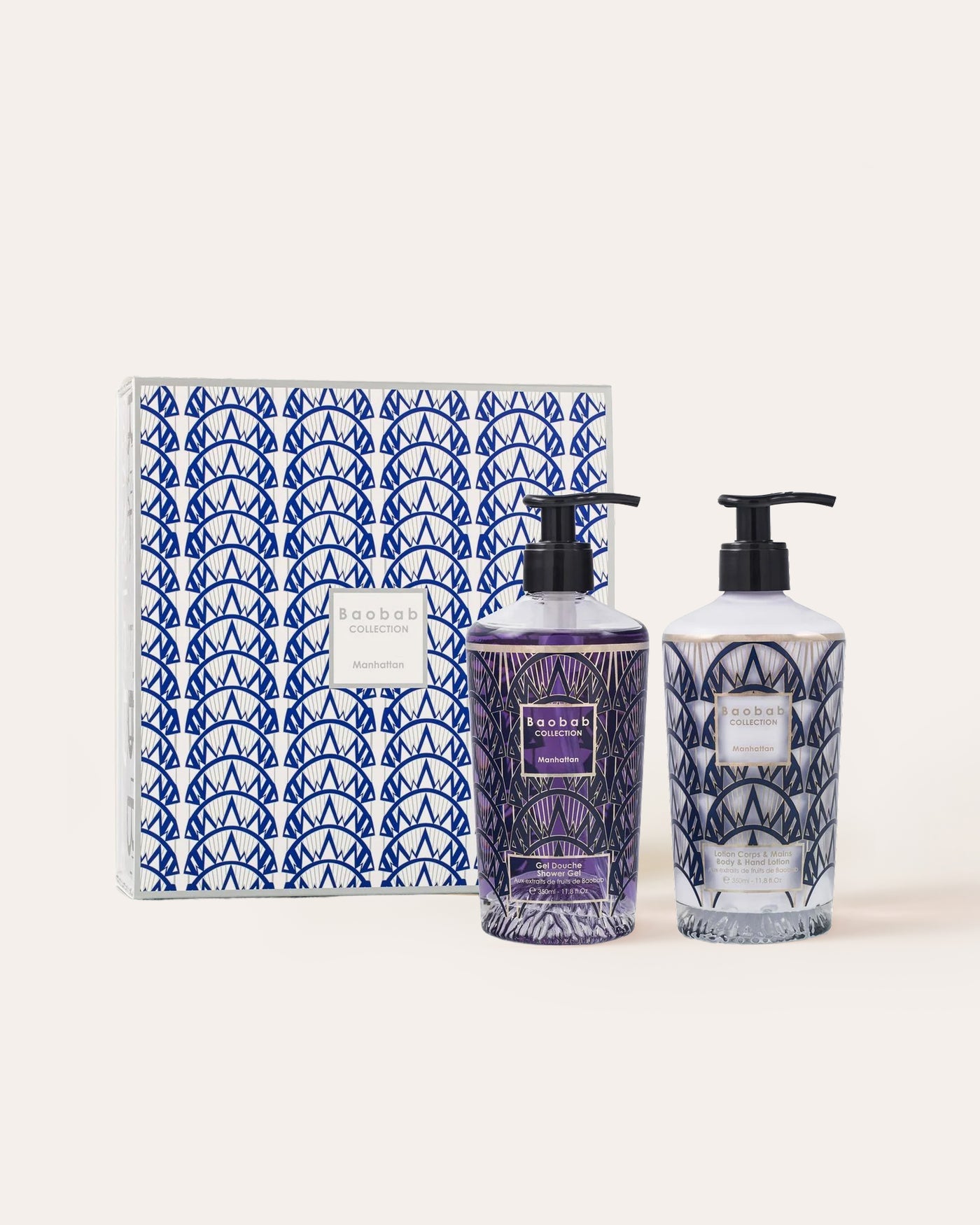 GIFT BOX MANHATTAN BODY & HAND LOTION AND SHOWER GEL