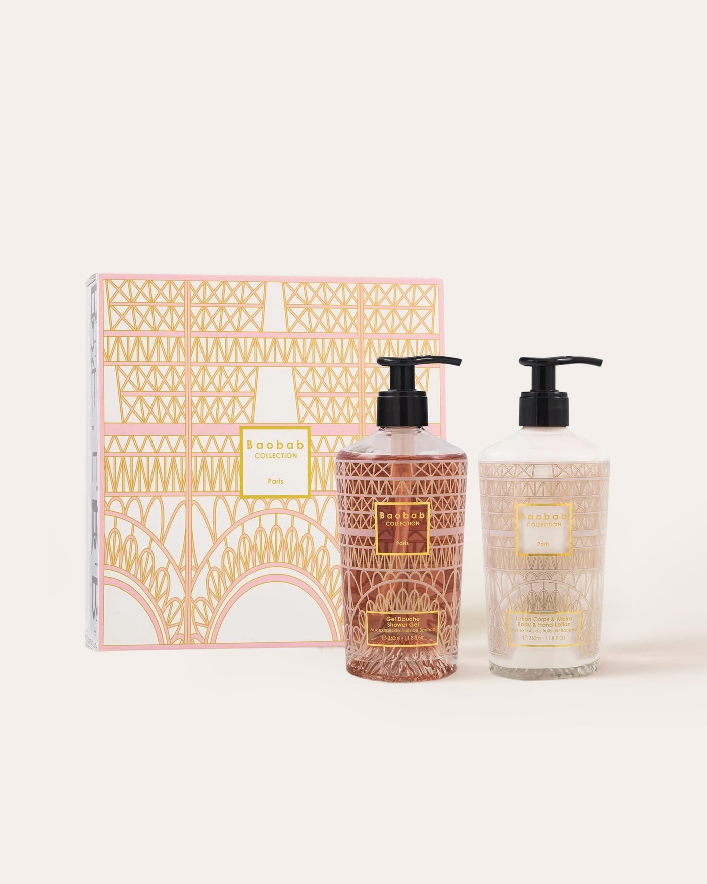 GIFT BOX PARIS BODY & HAND LOTION AND SHOWER GEL