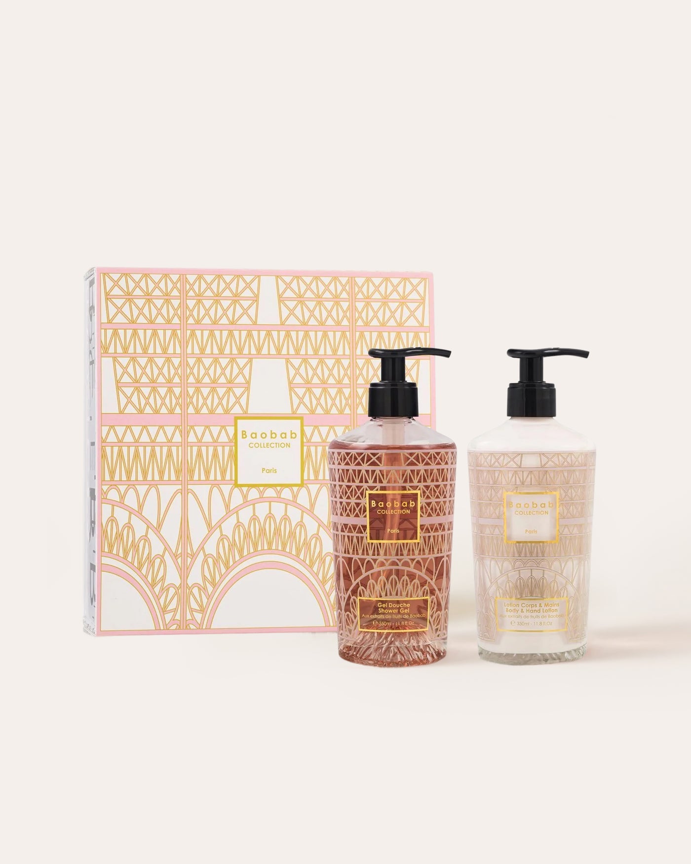 GIFT BOX PARIS BODY & HAND LOTION AND SHOWER GEL