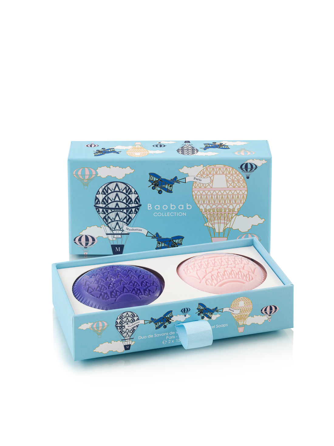 GIFT BOX SOAP PARIS - MANHATTAN - Baobab Collection