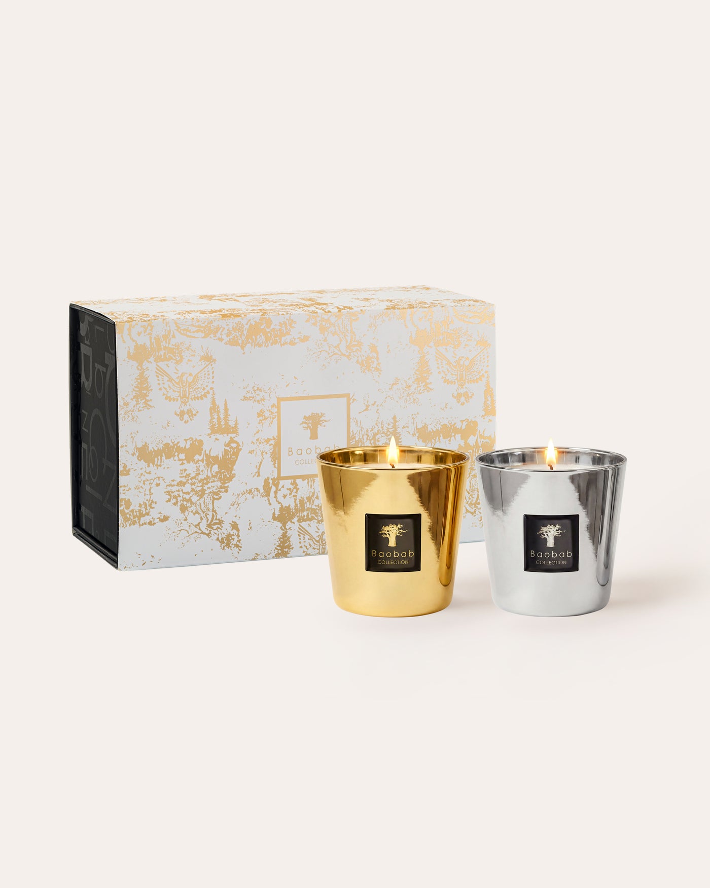 AURUM & PLATINUM LES EXCLUSIVES CANDLE DUO