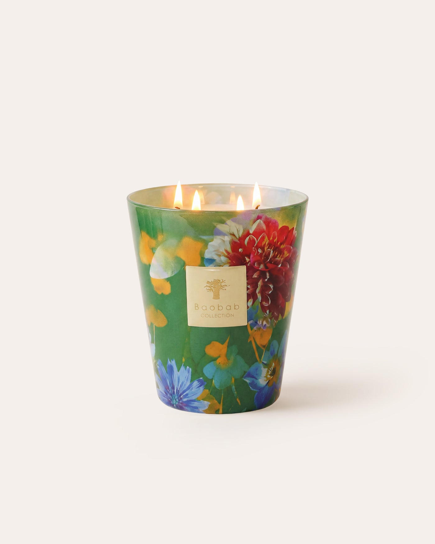 SCENTED CANDLE ARTY FLOWERS BOUQUET