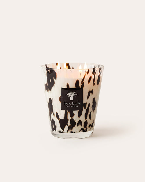 SCENTED CANDLE PEARLS BLACK