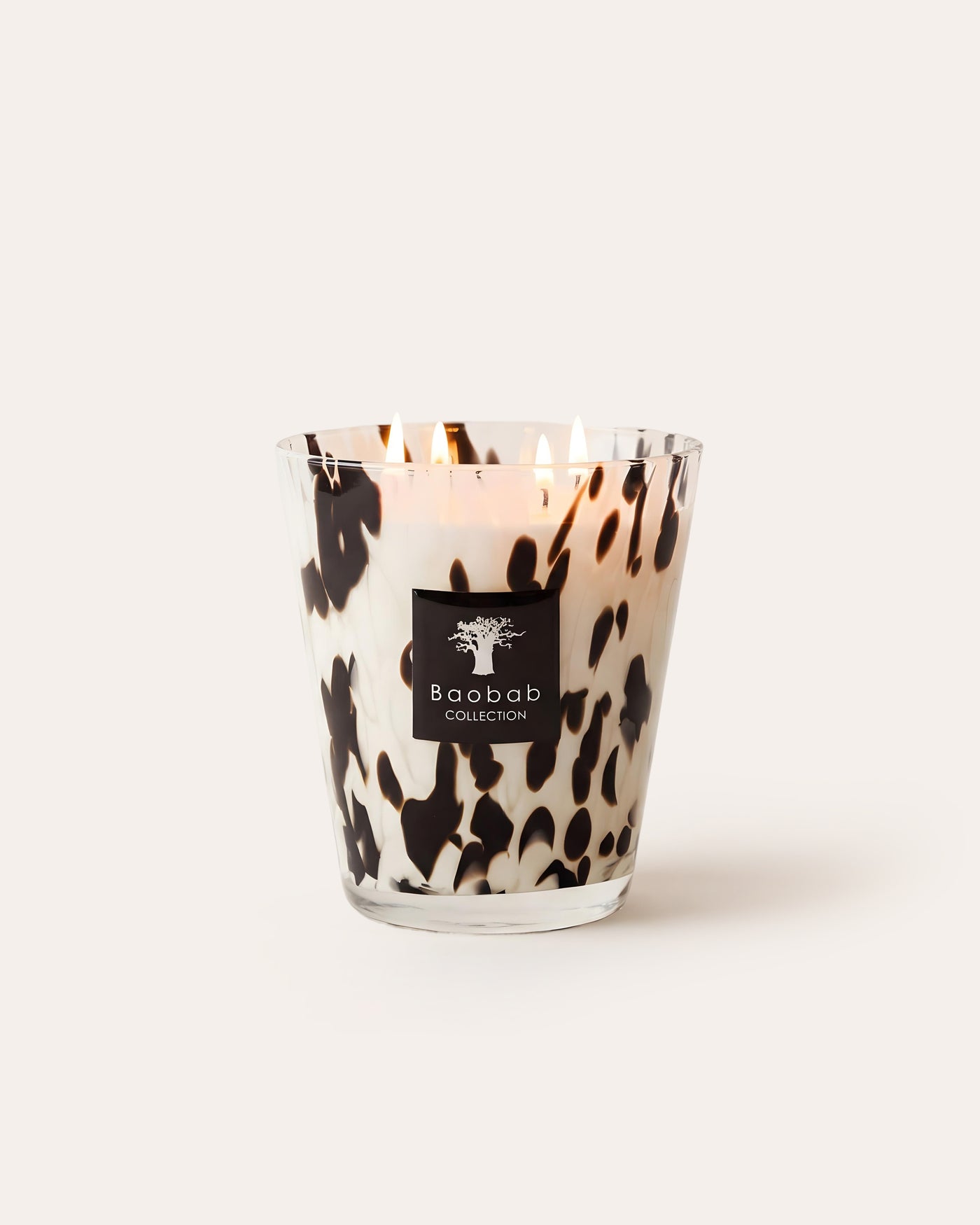 SCENTED CANDLE PEARLS BLACK SIGNATURE
