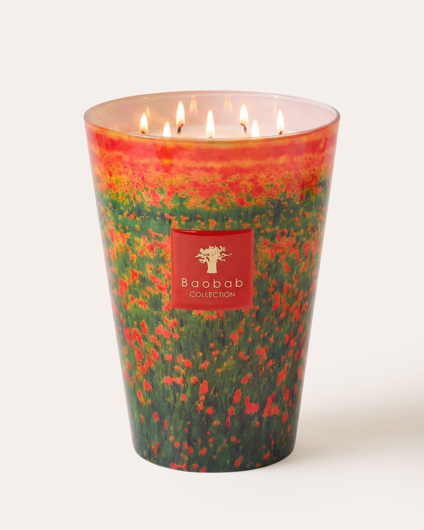 SCENTED CANDLE ARTY FLOWERS POPPIES MAX 35