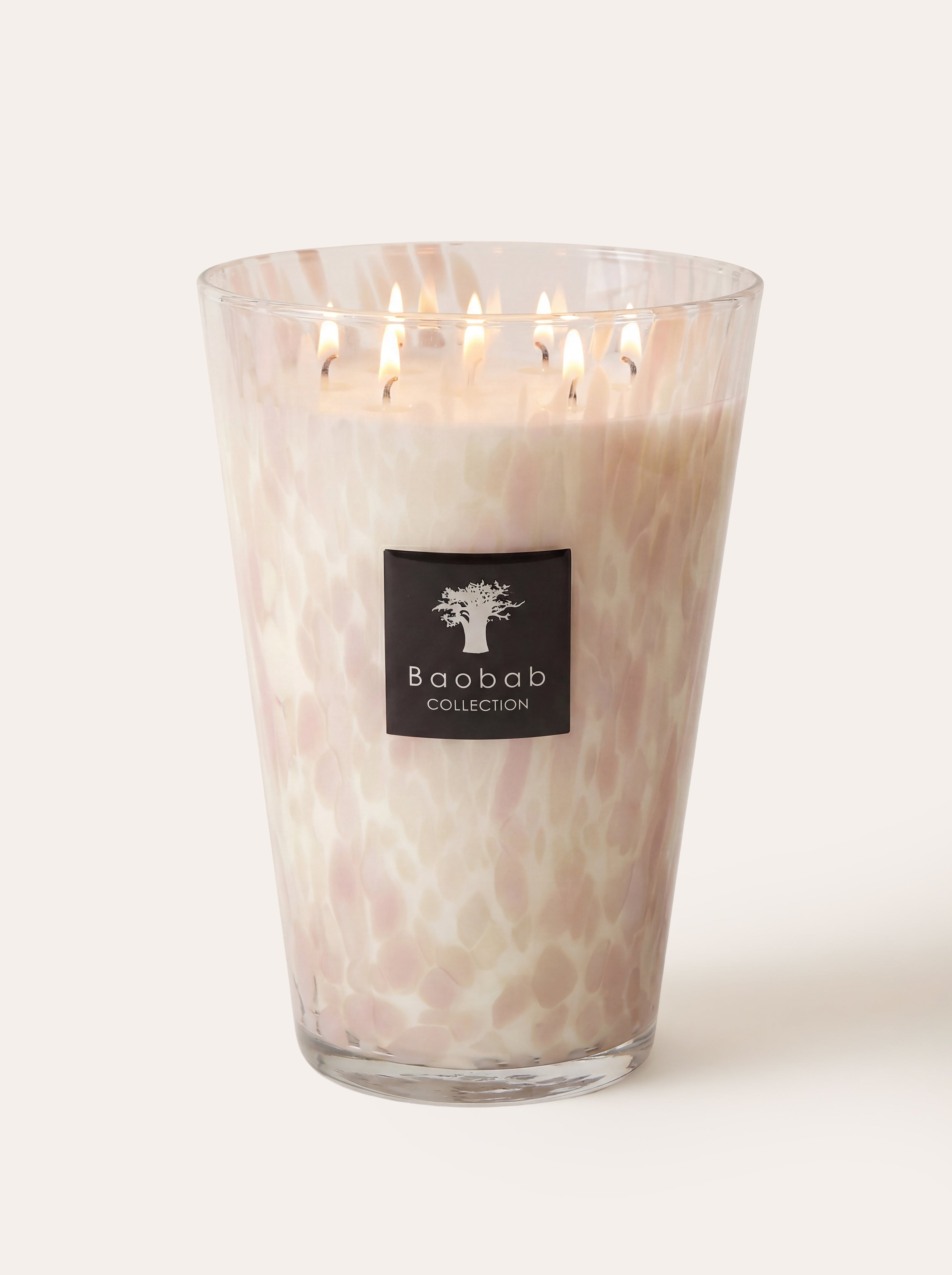 アロマキャンドルbaobab(バオバブ)PEARLS WHITEサイズMax24 SCENTED CANDLE WHITE PEARLS - BAOBAB COLLECTION • Baobab Collection