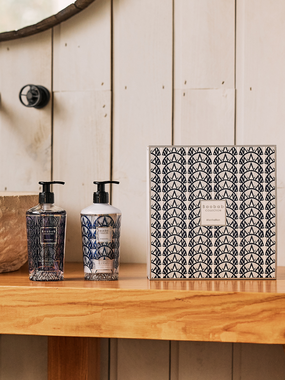 GIFT BOX MANHATTAN BODY & HAND LOTION AND SHOWER GEL