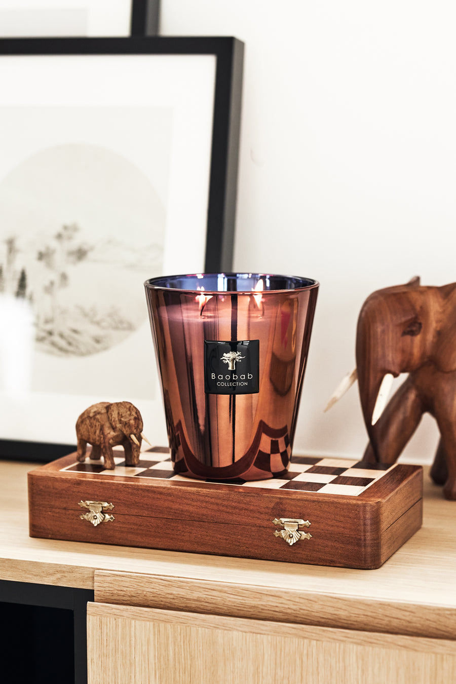 SCENTED CANDLE LES EXCLUSIVES CYPRIUM - Baobab Collection