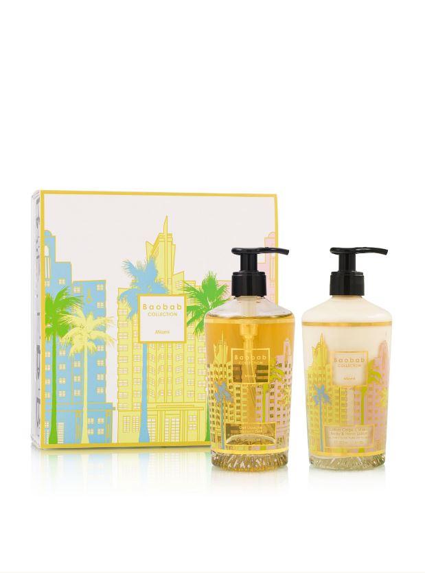 GIFT BOX MIAMI BODY & HAND LOTION AND SHOWER GEL