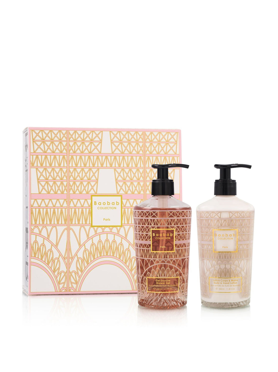 GIFT BOX PARIS BODY & HAND LOTION AND SHOWER GEL